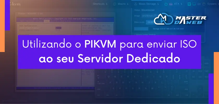 Usando PiKVM para subir una ISO a su Servidor Dedicado