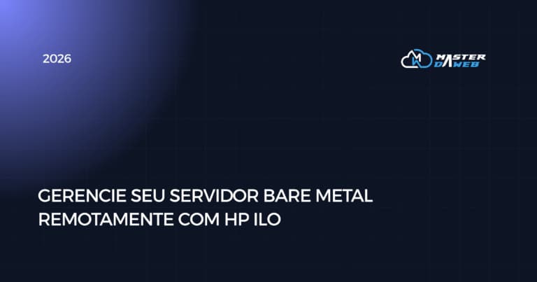 Manage your Bare Metal server remotely with HP iLO
