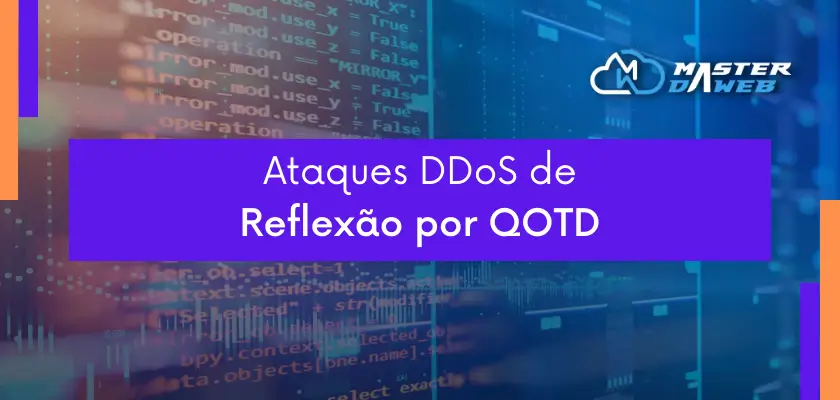 What is a QOTD reflection DDoS attack?